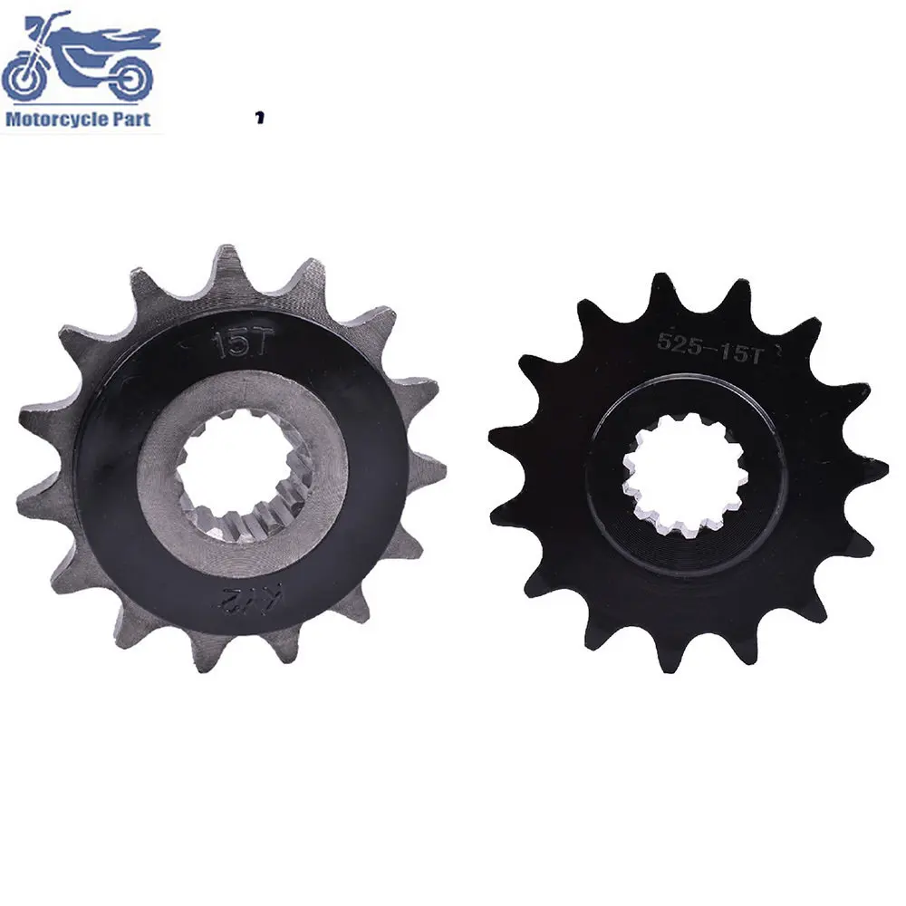 

525 15 tooth 15T Front Sprocket Gear For Honda Road CB-1 CB400 Super Four NC31 NC39 VTEC Revo CB400F CBR400RR NC23 CB CBR 400