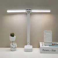LED Desk Lamp USB Rechargeable Table Lamp 3 Levels Dimmable Touch Desk Lighting Eye Protection Foldable For Bedroom Desk Light 2