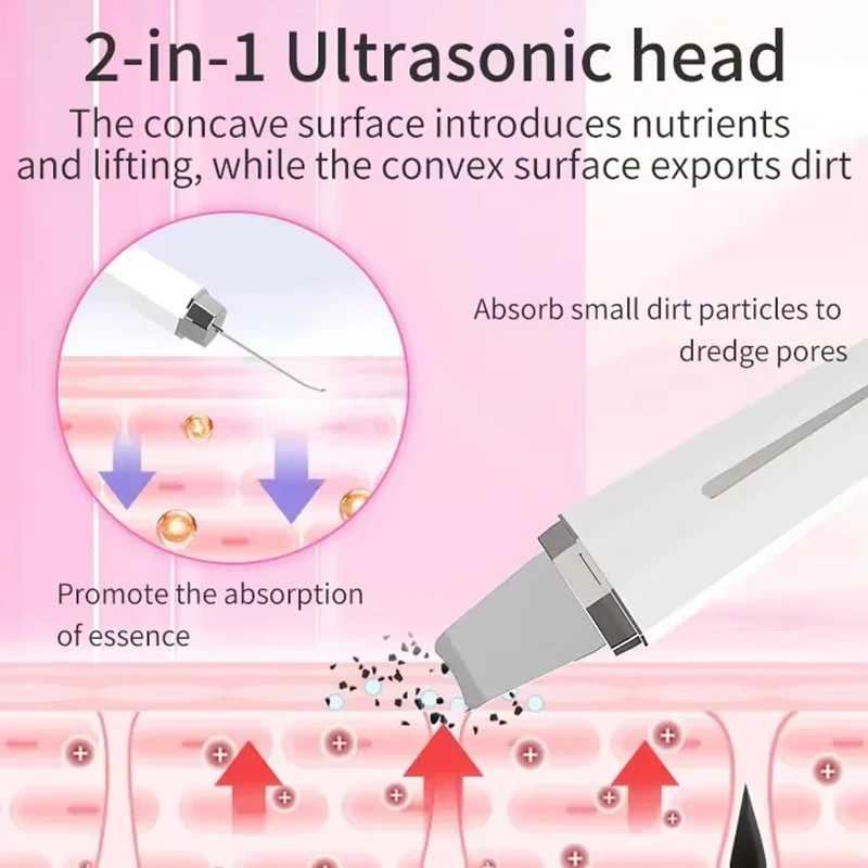 Ultrasonic Skin Scrubber Blackhead Remover