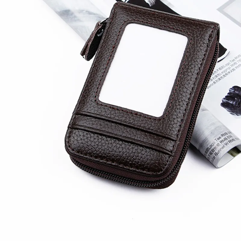 Bank Card Passport Card Holder Men's Credit Card Boxes ID Card Holder Storage Bags Women's Coin