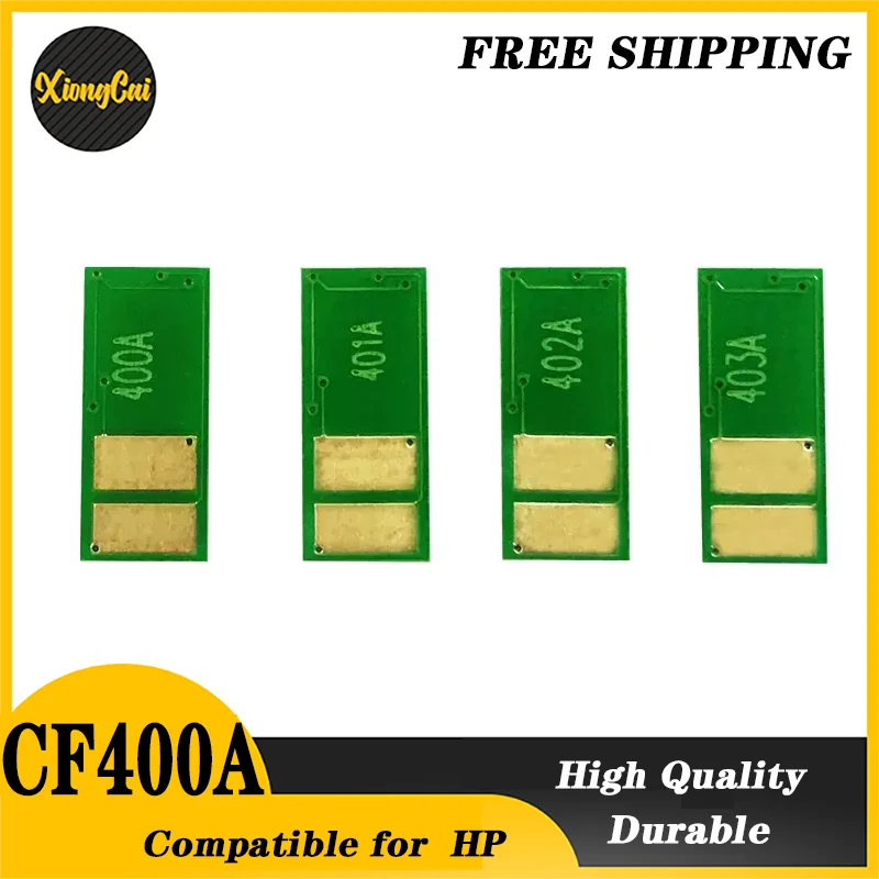 

Compatible for CF400A CF401A CF402A CF403A Toner Cartridge Chip for HP Color LaserJet Pro MFP M274 M277 M252 M252n M252dw M277dw
