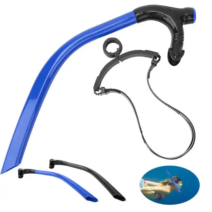 Description Picture 5 of itemSwimming Diving Snorkels Silicone Swimming Front Breathing Tube Training Professional Adults Snorkel Diving Tube Accessories