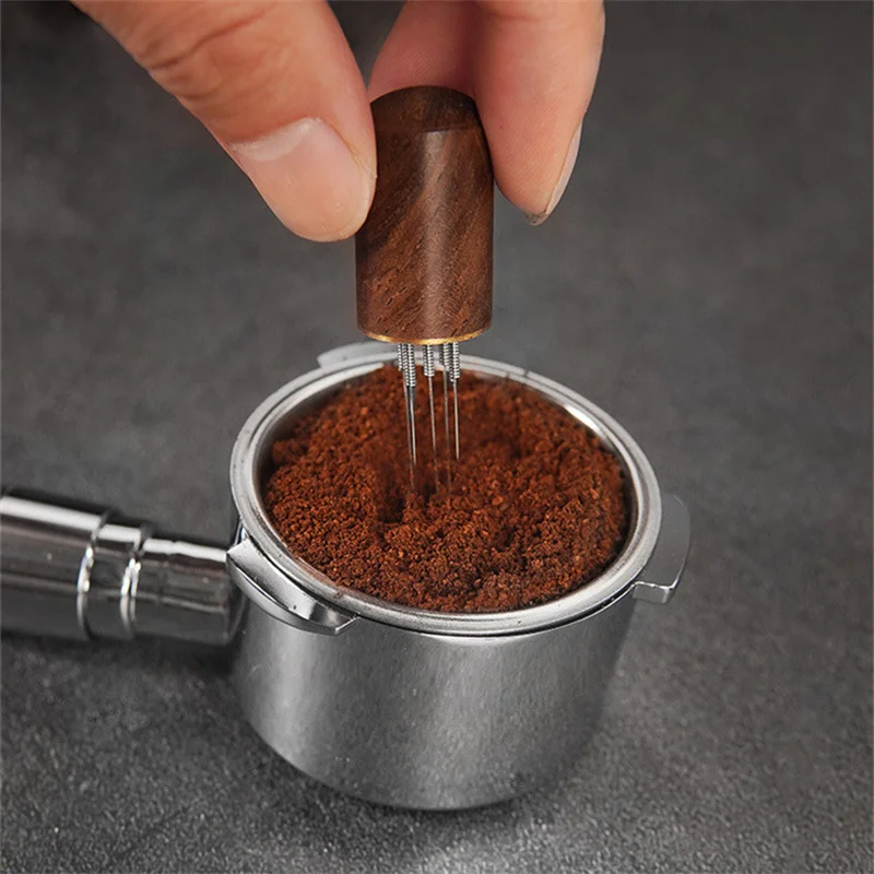 Description Picture 2 of itemCoffee Tamper Needles Tools Espresso Powder Stirrer Distributor Leveler WDT Cafe Stirring Barista Accessories 6 Needles Stirrer