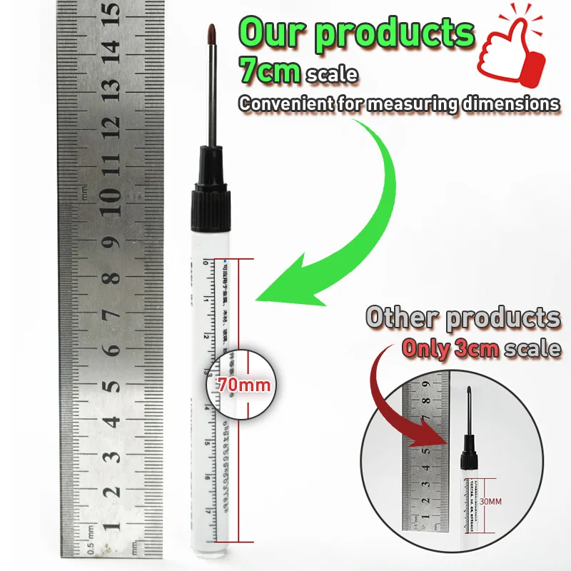 Waterproof Multi-Purpose 32mm Deep Hole Marker Pens - 1-8 Pcs in 4 Colors for Wood Tile Metal  Bathroom Use