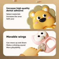 ​ Meuble de berceau pour bébé avec projecteur et veilleuse, jouet rotatif musical télécommandé avec berceuses apaisantes pour nouveau-nés 5