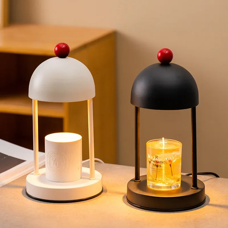 Modern minimalist aromatherapy lamp, classic retro fused wax lamp, household bedroom small night lamp, iron art romantic fragran