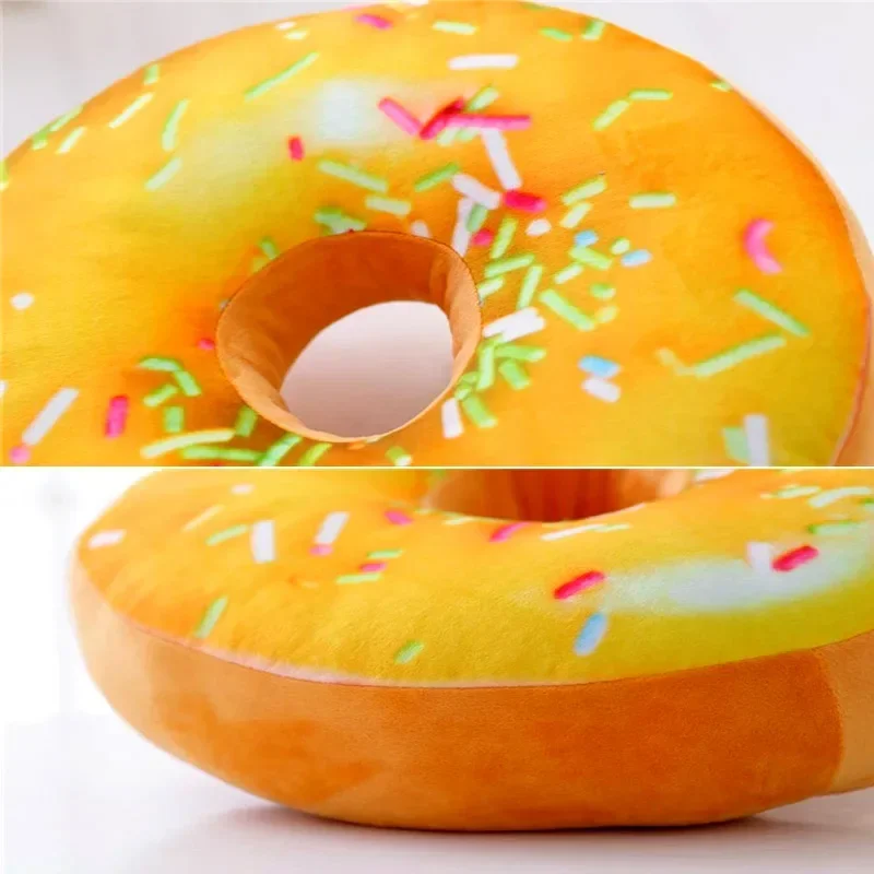 Creative simulation donut  cushion cute nap pillow super soft chocolate large pillow cushion office nap pillow birthday gift 6