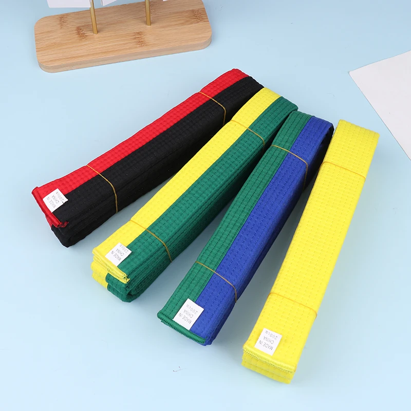 1PC 200cm Taekwondo ITF Belt Color Belt Martial Arts Karate Judo Uniform Accessories Quality Cotton Road
