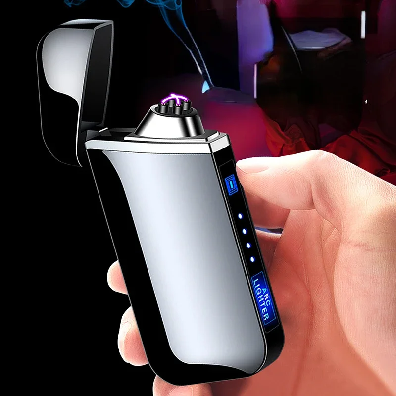 

Hidden Button Electronic Induction Charging Lighter