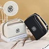 Premium Handheld Portable Camellia Canvas Makeup Bag for Travel Large Capacity Toiletries Cosmetics Skincare Storage Bag 1