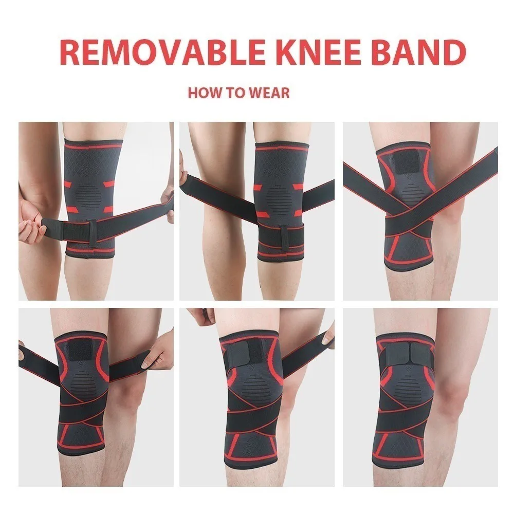 Knee Pad 1pc Dual-purpose Pressurized Detachable for Fitness