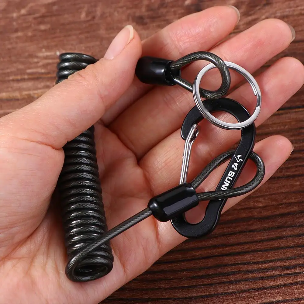 

Шнурок для ключей, витая удерживающая веревка, эластичная катушка, рыболовный шнурок, пружинный шнур, спиральный шнурок для рыбалки, пропущенная веревка