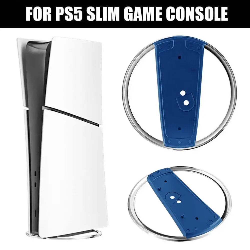 Pionowy stojak dla PS5 Slim na Ps5 baza chłodząca biała/różowa/niebieska podstawa konsoli do gier stojak na Sony Playstation 5