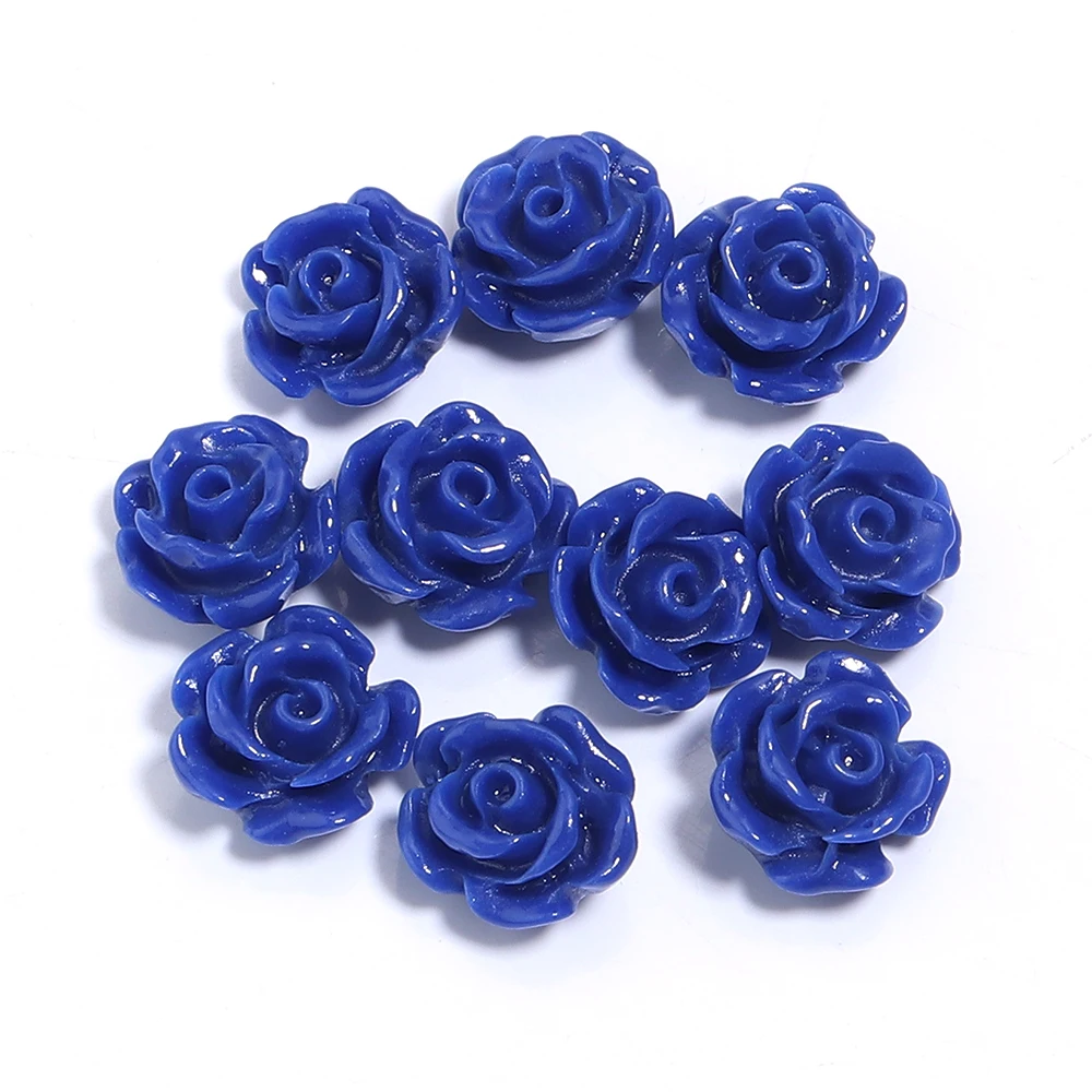 Elegant Rose Camelia Flower Beads - Premium Artificial Coral for DIY Jewelry and Accessories
