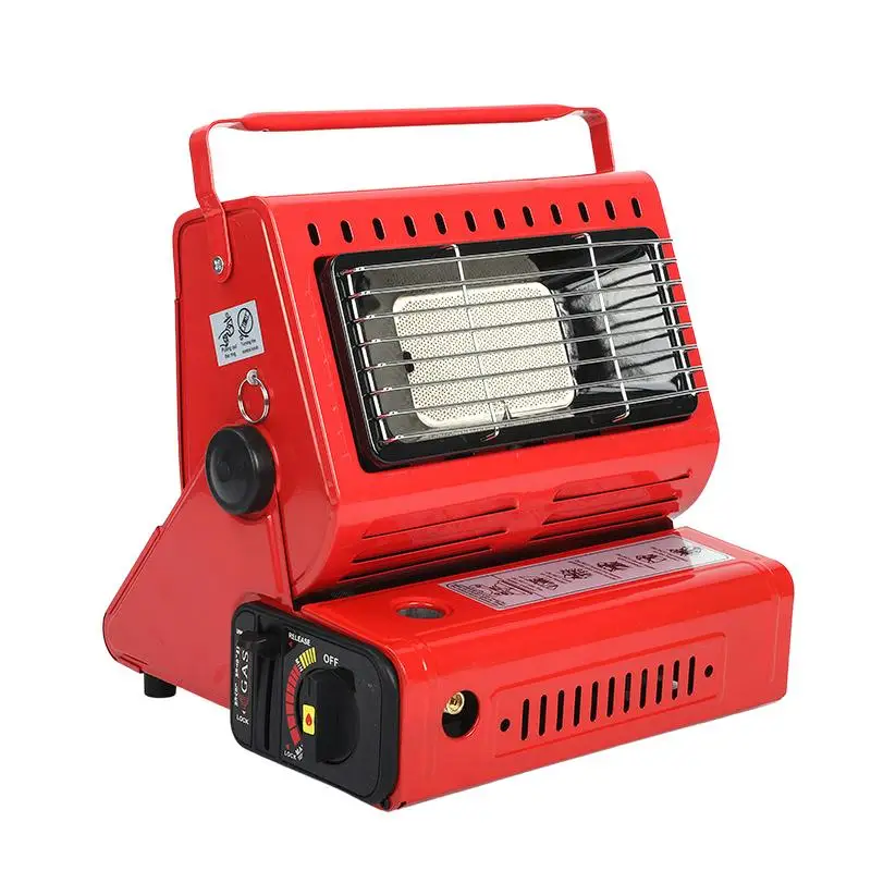 Gas Camping Stove 1.3KW Outdoor Cooker Portable Gas Heater Travel Camping Hiking Picnic Equipment Dual-Purpose Stove Heater For Garden Patio