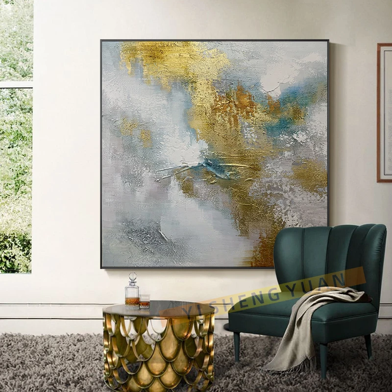 

Handmade Abstract Art Picture Modern Living Room Decoration Oil Painting Texture Black White Art Pictures Wall Hangings Artwork