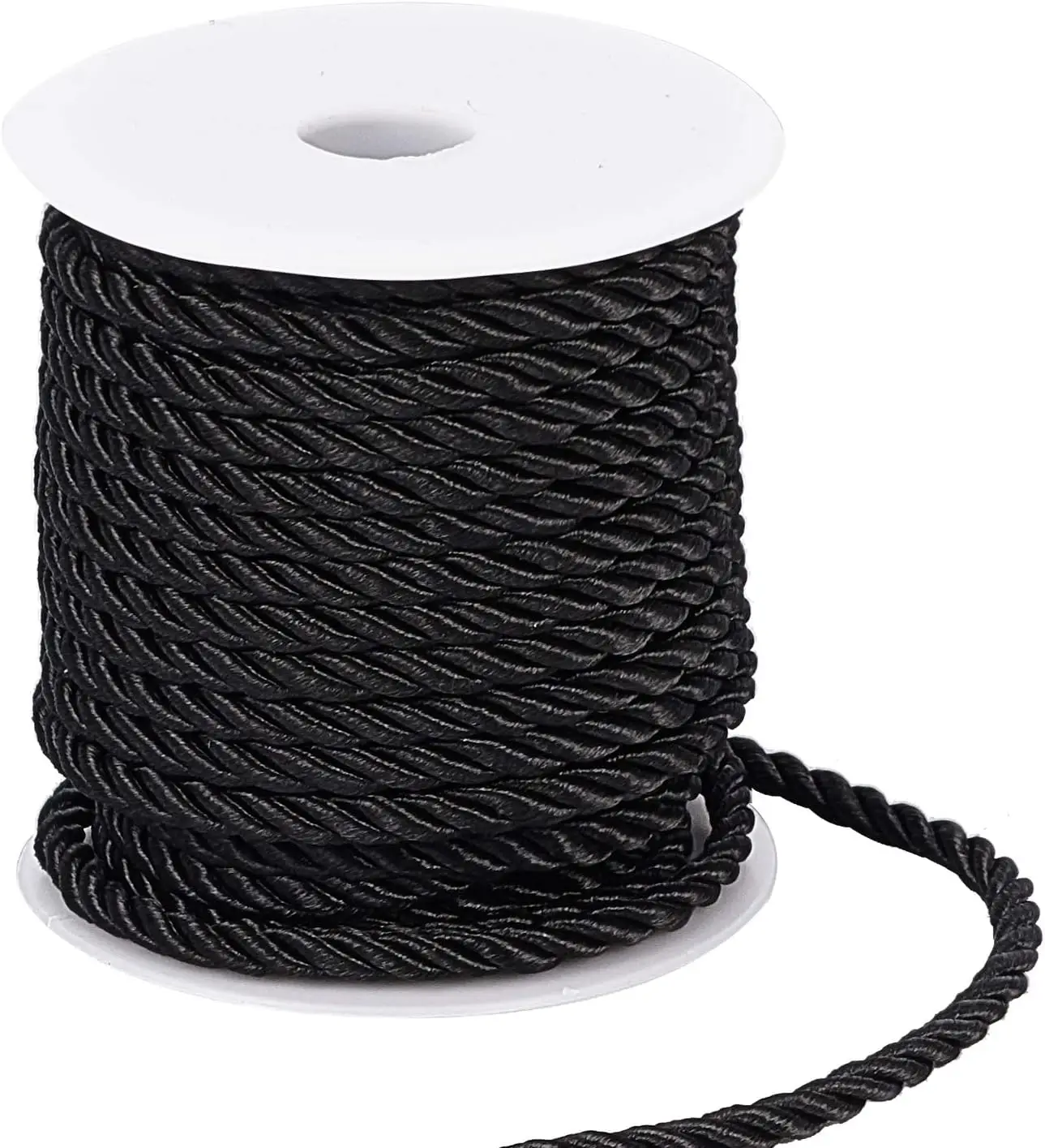 Garniture de cordon torsadé de 32 Yards, 3 plis, 3mm, cordon en soie