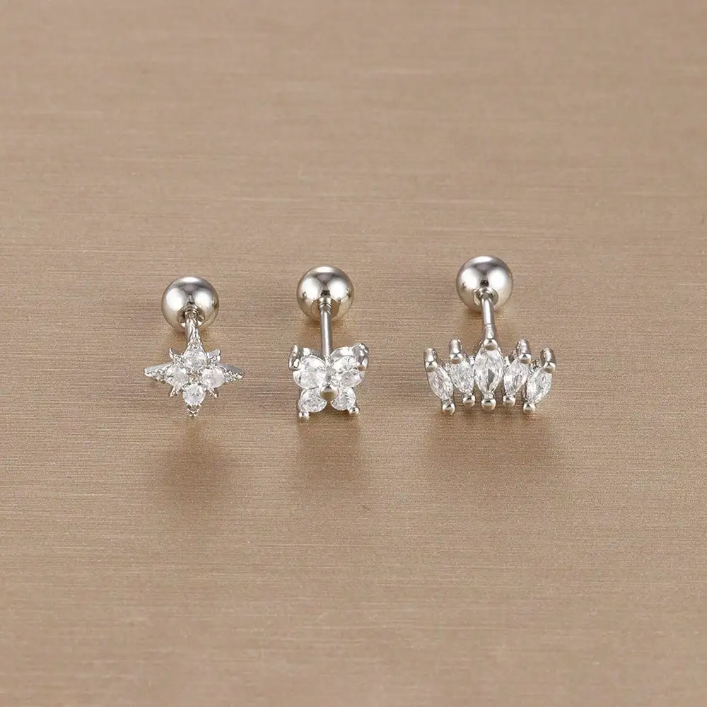 2-Silver-white-3pcs