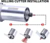 800W 220v Woodworking Electric Trimmer Corded Slotting Machine Multifunction Hole Opener Engraving Machine Carpentry Tools 3