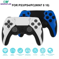GAMINJA Wireless Controller Dual Vibration Game Joystick Gamepd For PS4 PS3 Console PC Gamepad with 6-axis Gyros