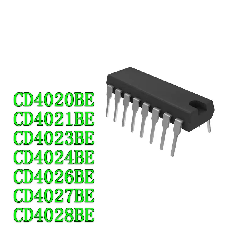 

10PCS CD4026BE DIP CD4026 HEF4026BP DIP-16 CD4020BE CD4021BE CD4023BE CD4024BE CD4027BE CD4028BE CD4020 CD4021 CD4027 CD4028