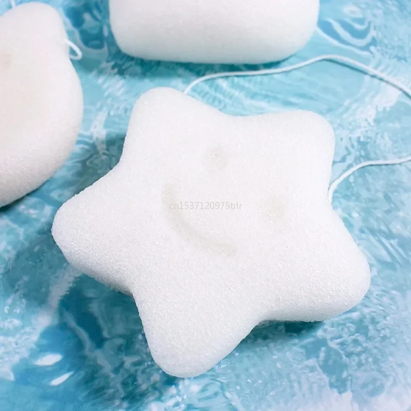 Baby Bath Cotton Shower Bath Sponge Rub Cartoon Body Wash Towel Infant Toddle Newborn Brushes