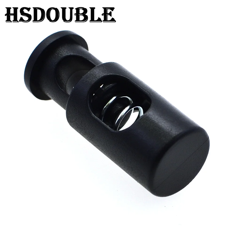 Plastic Cord Lock Stopper Cylinder Barrel Toggle Clip For Garment Accessories cord lock stopper cord stopper cord lock cord end lock