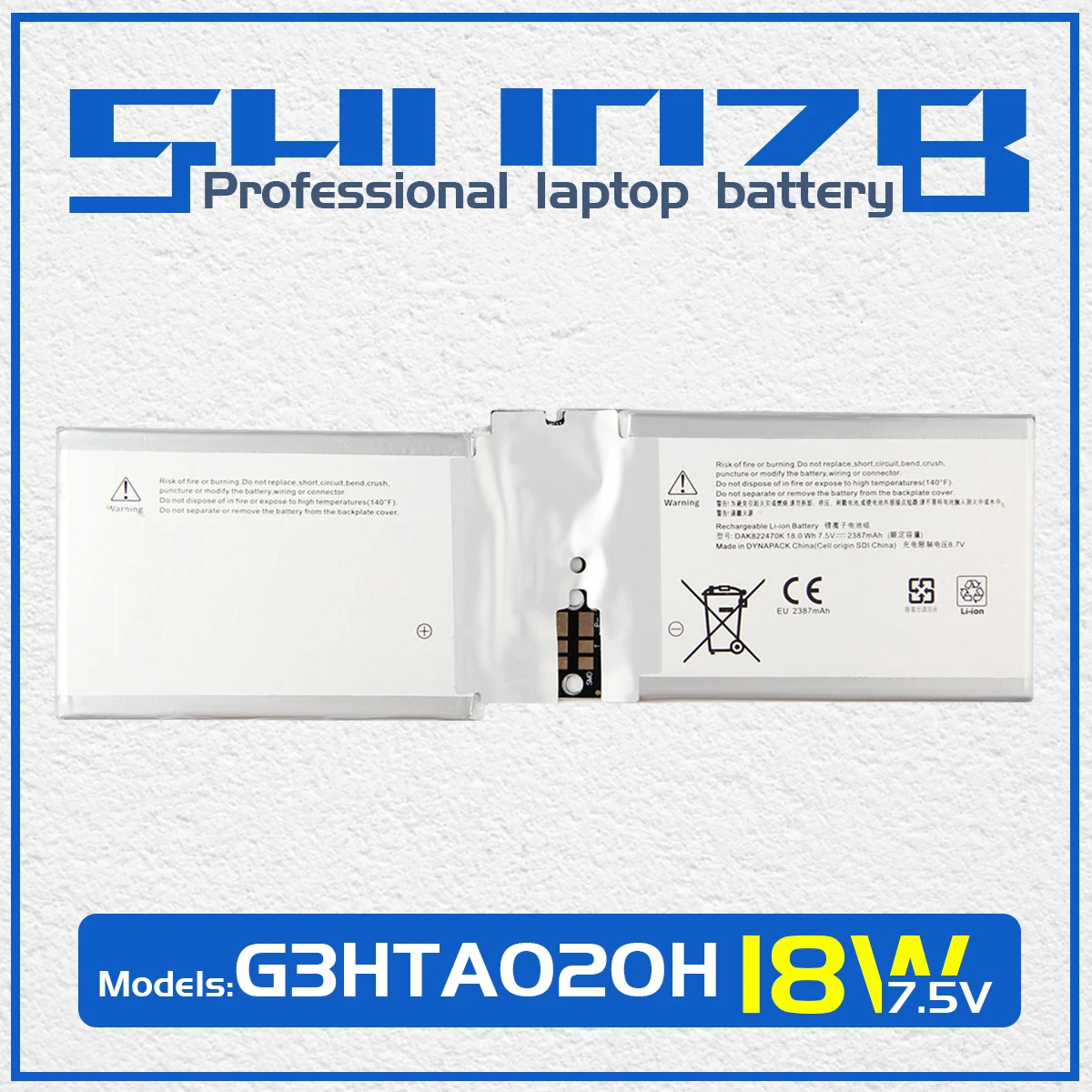 Bateria para Microsoft Surface Livro ° 1703 1704 1705 13.5 Cr700005 Tela Batterice 7.5v 18wh G3hta020h Dak822470k