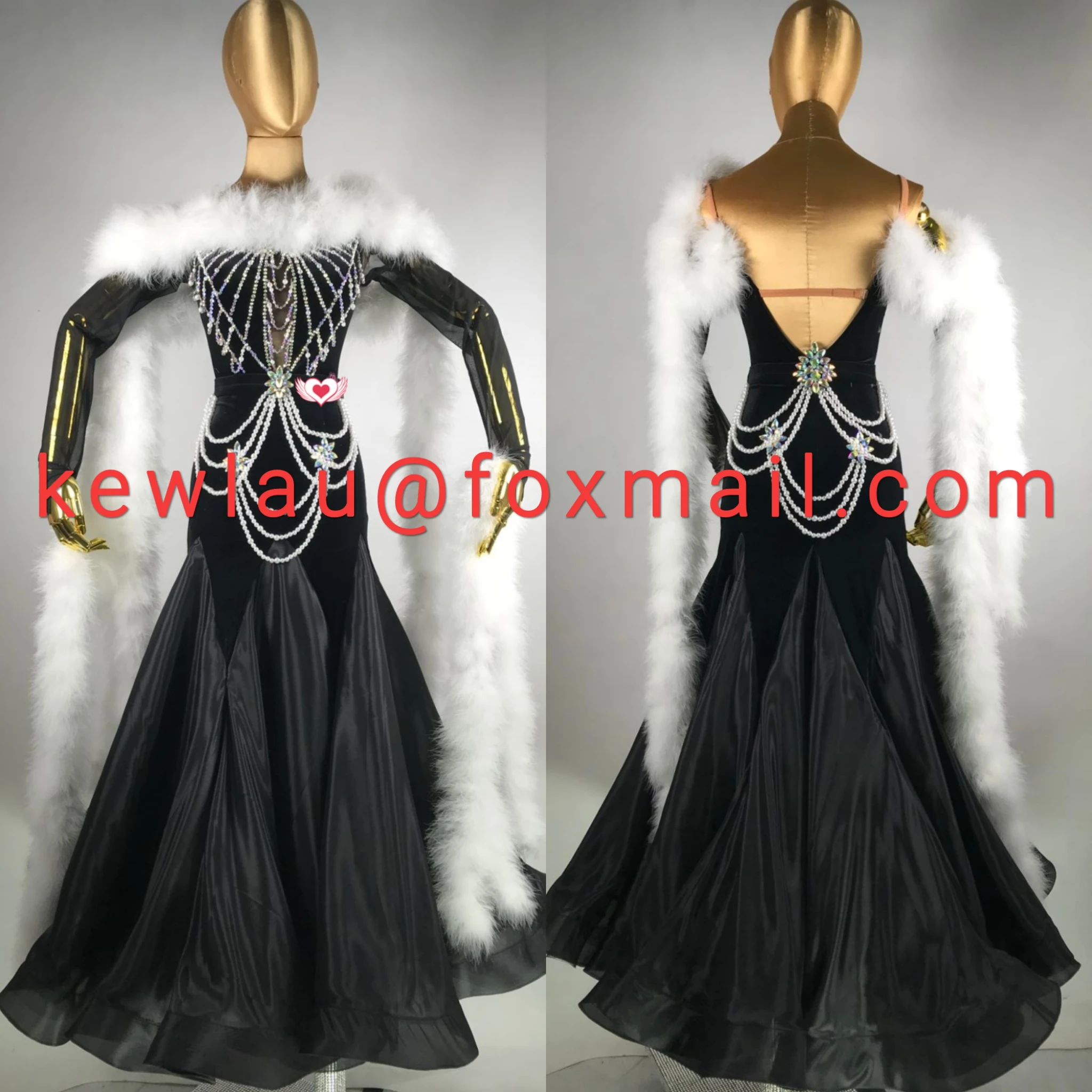 

Новинка 22, вечернее платье WHYNOT для бальных танцев с страусиными перьями, костюм для соревнований для девушек и женщин, бесплатная доставка