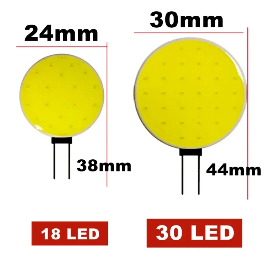 Description Picture 3 of itemG4 LED Chip COB Bulb 5W 7W LED DC 12V Led Matrix Light Cool White Warm White HeadLighting Replace Halogen Desk Wall Lamp Chip