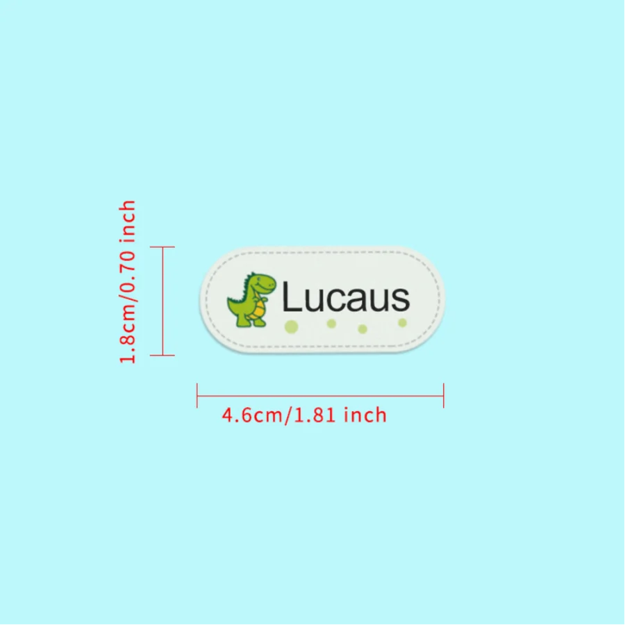 Custom Waterproof School Labels for Kids Iron-On Name Tags for School Uniforms