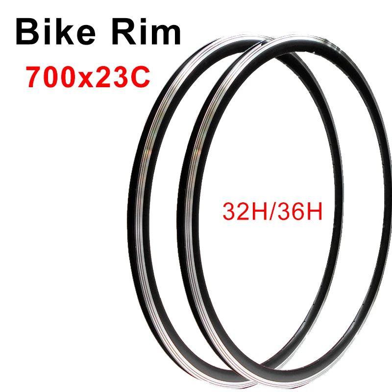 700C Road Bike Rim Aluminum Alloy Cycle Racing Bicycle Rim 32H 36H