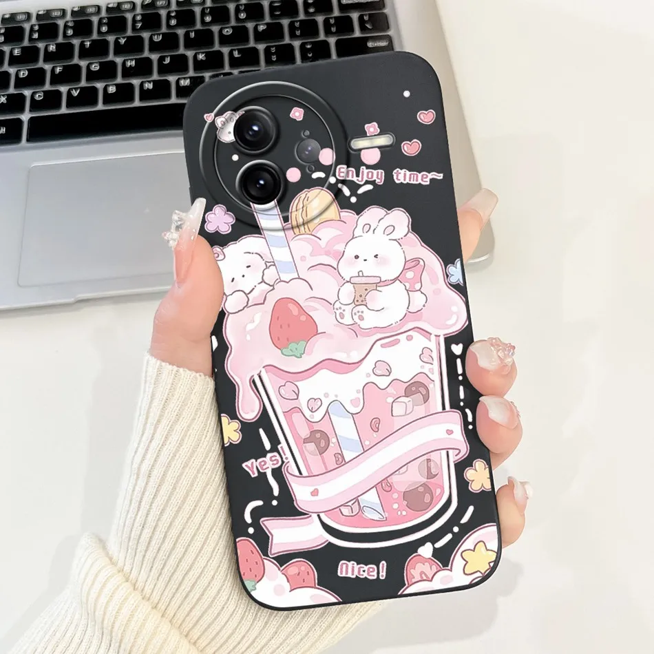 Cute Cat Panda Cartoon Soft Silicone Shockproof Phone Case
