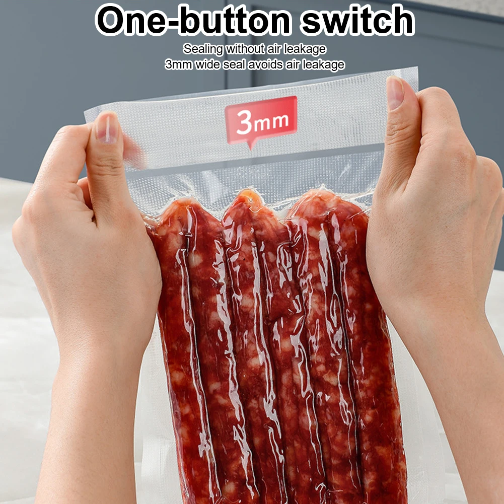 Macchina confezionatrice elettrica per alimenti sottovuoto per la cucina di casa, sacchetti salva-alimenti, sigillatura sottovuoto commerciale di alimenti da 280 mm_voghion.com