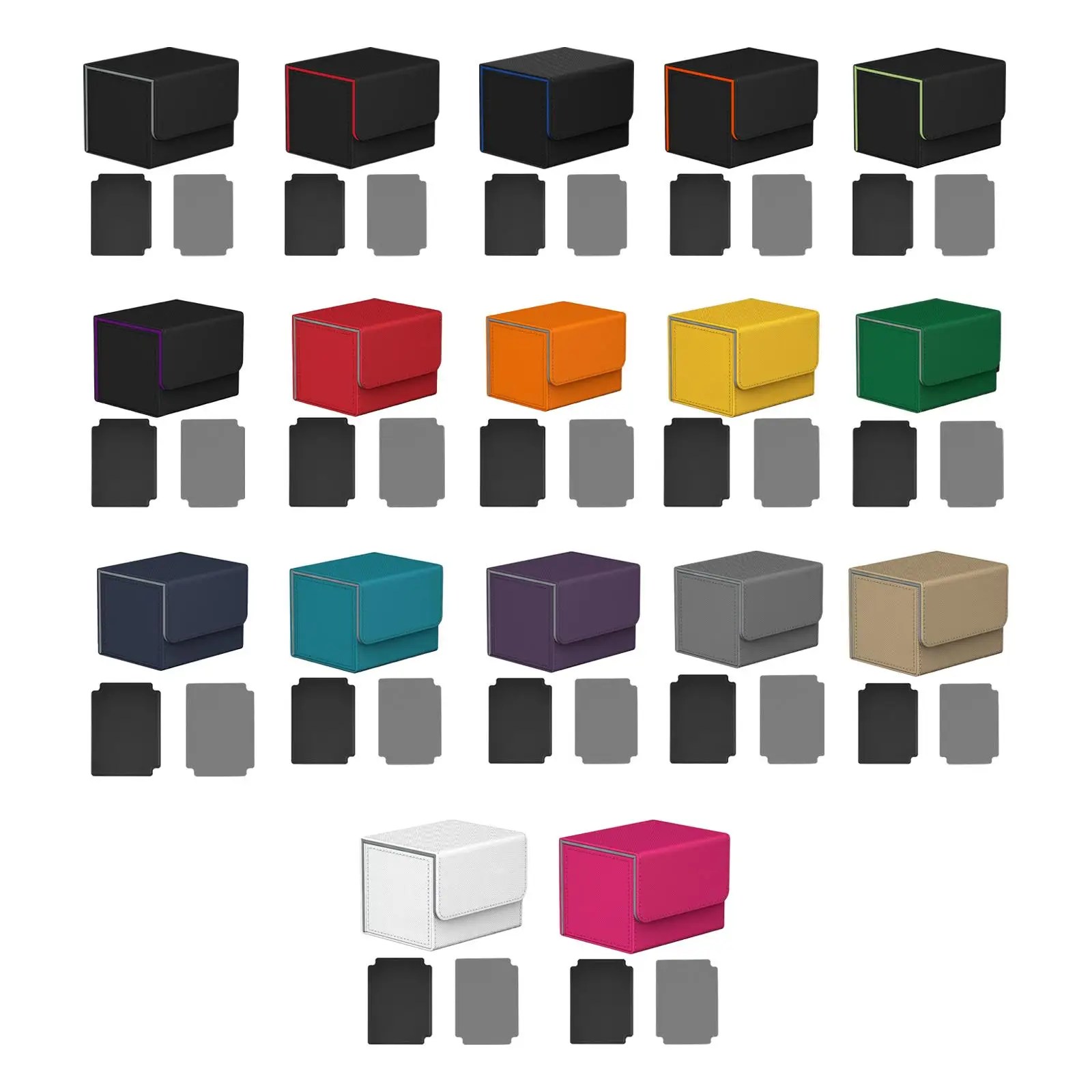 

Card Deck Box Organization Card Sleeve with Magnetic Closure Carrying Can Hold