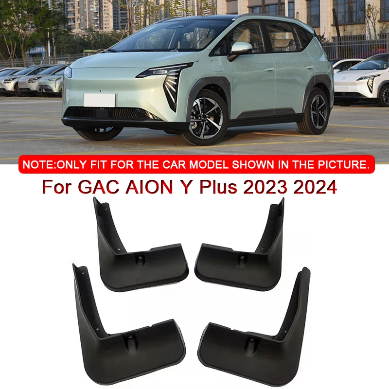 

For GAC AION Y Plus 2023 2024 Car Styling ABS Car Mud Flaps Splash Guard Mudguards MudFlaps Front Rear Fender Auto Accessories