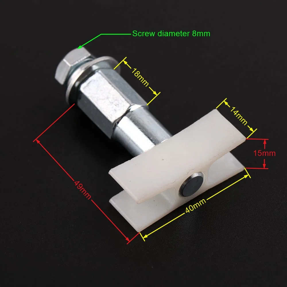 1pcs Applicable to THYSSENKRUPP Elevator Door slider Landing door foot Elevator car door hall Plastic slider Nylon material elevator parts