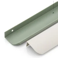 ที่จับที่ซ่อนอยู่ Punch Free Handle สําหรับตู้และลิ้นชักตู้ตู้เสื้อผ้าลิ้นชักดึงตู้ดึงฮาร์ดแวร์เฟอร์นิเจอร์ 3