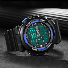 

Men Watches Luxury Sports Watch Digital LED Electronic Luminous Watch Multifunction Waterproof Wristwatches for Men Student Gift