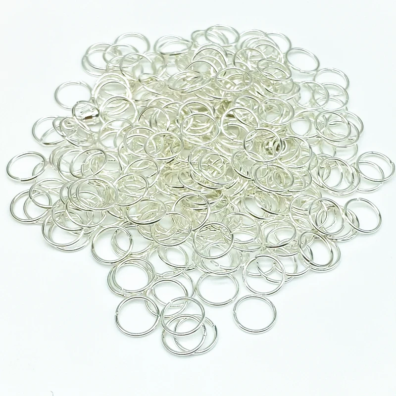 200pcs/lot 4 5 6 7 8 mm Jump Rings Split Rings Connectors for Diy Jewelry Finding Making Accessories Wholesale Supplies