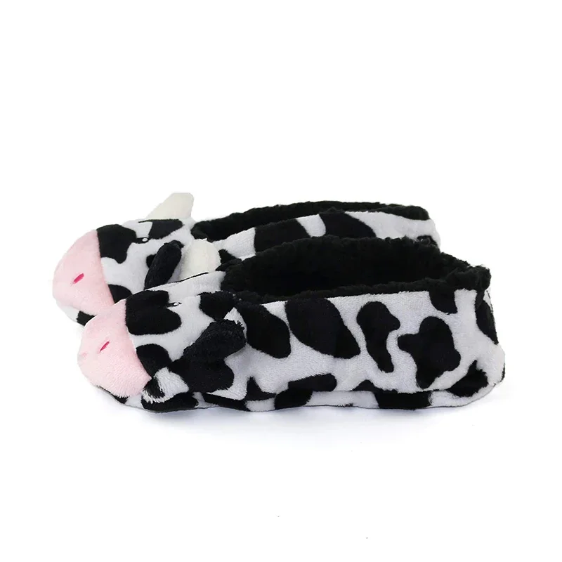 Women's Winter House Slippers Shoes Indoor Floor Warm Soft  Animals Cartoon Home and Comfort Woman Slipper Funny Cattle Socks 3