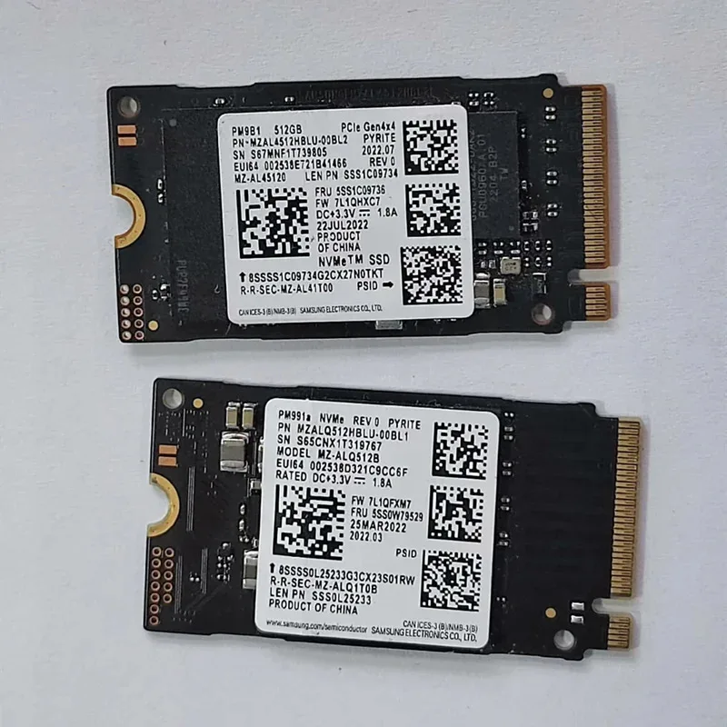 Original SSD PM9B1 1TB 512GB 256GB 2242 SSD PCIe Gen4 x4 NVME M.2