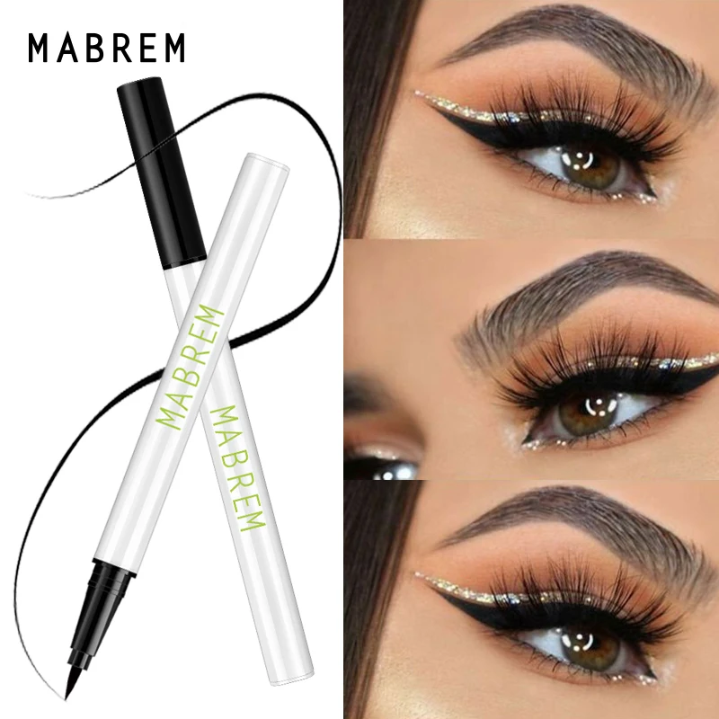 Mabrem Black Liquid Eyeliner Eye Make Up Super Waterproof Long Lasting Eye Liner Facile Da Indossare Eyes Makeup Cosmetics Tools