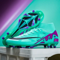 Hight-quality Football Boots C.Ronaldo Competition Training Shoes Anti Slip Wear Resistant Fustal Soccer Shoes Chuteira Society