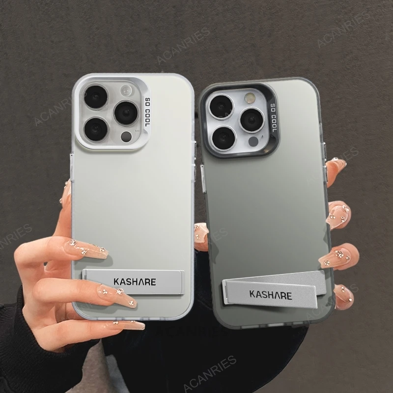 Étui de support pliable Aurora de luxe pour Samsung Galaxy A14 A24 A34 A54 A15 A25 A35 A55 5g en silicone souple avec support_voghion.com