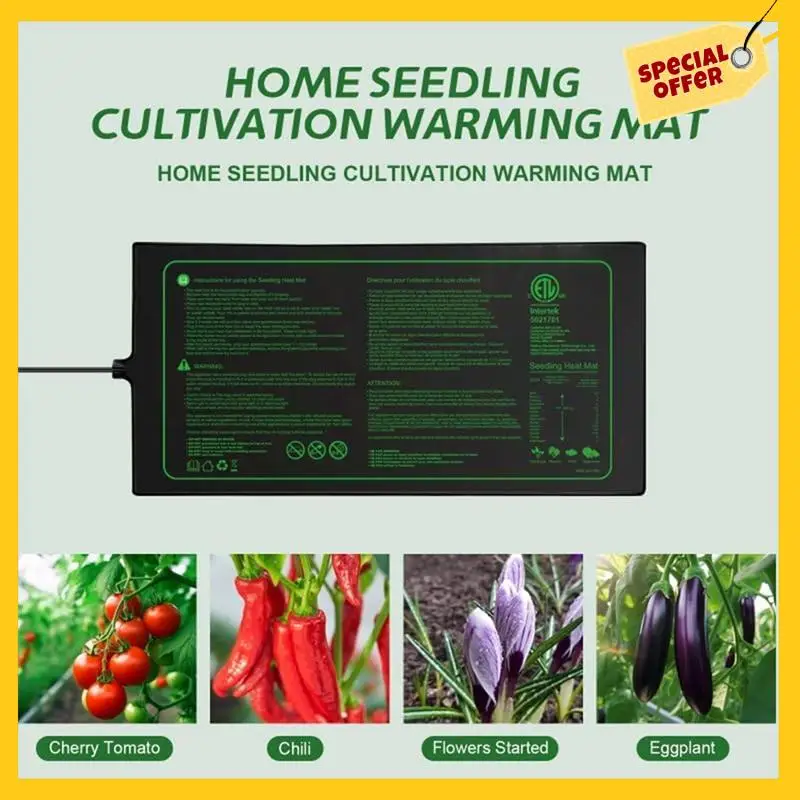 A45G-Seedling Heating Mat,Warm Hydroponic Heating Mat For Seed Starting,Indoor Gardening,Waterproof Plant Mat US Plug