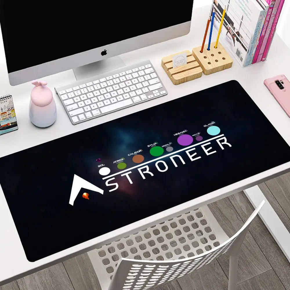

Multiplayer space open world game ASTRONEER Mouse Pad mouse pad gamer Large Size Office Desk Protector Mat PU Leather desk accessories Waterproof Mouse Pad Desktop