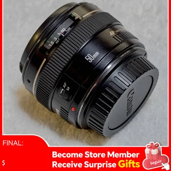 캐논 EF 50mm F1.4 USM 대형 조리개 고정 초점 자동 초점 풀 프레임 DSLR 카메라 렌즈, 250D 90D 5D II 6D SL3 T8i 용