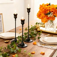Exquisite Metal Candlestick for Wedding Table & Christmas Decor - European Style Candle Stand 4
