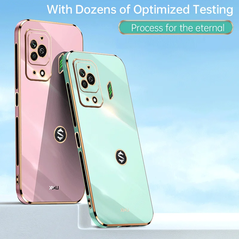 Premium Anti-Fingerprint Soft TPU Case with Camera Protection for Xiaomi Black Shark 5 Pro